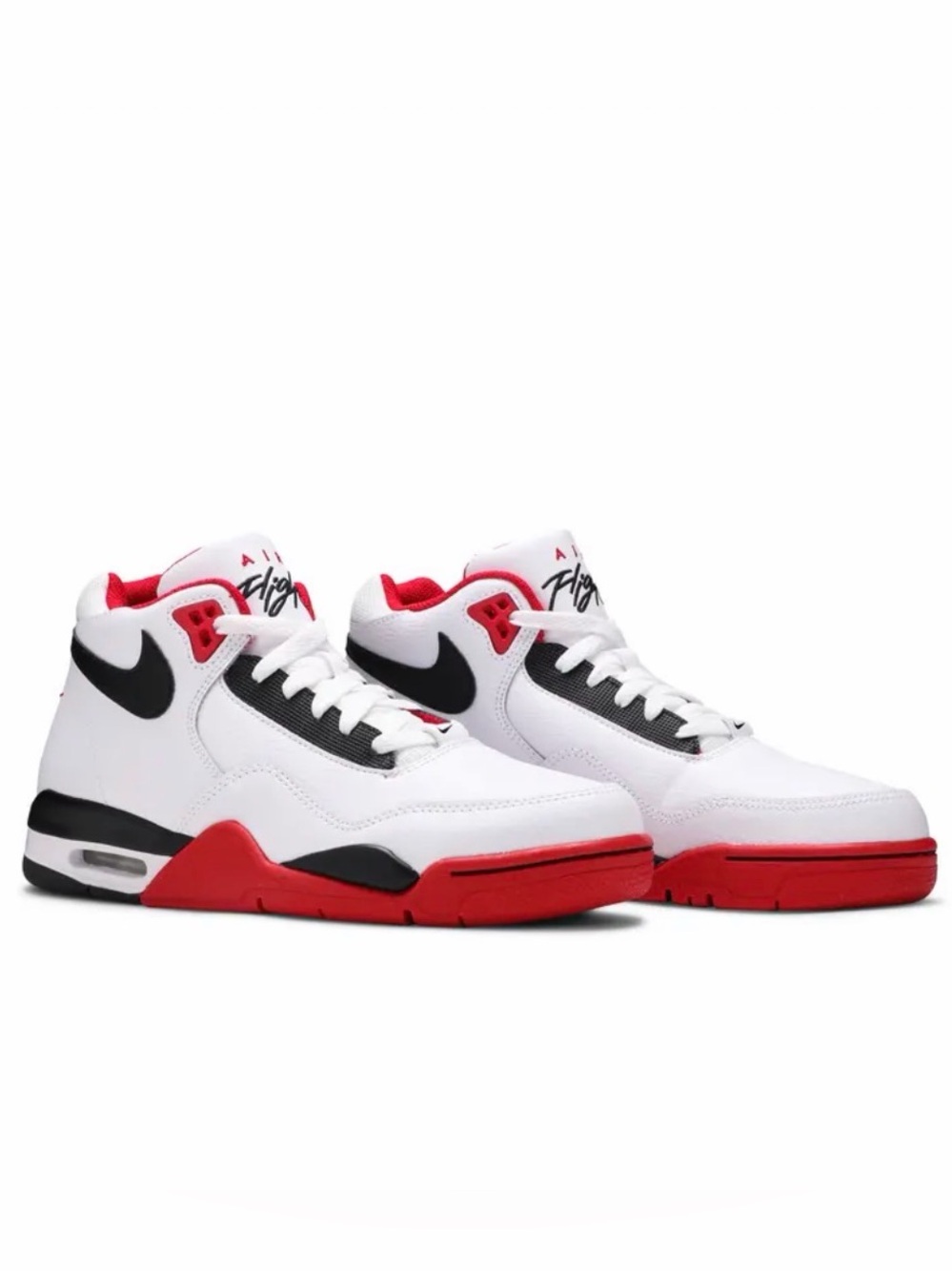 Nike Flight Legacy White/Red/Black Basketball Sneakers